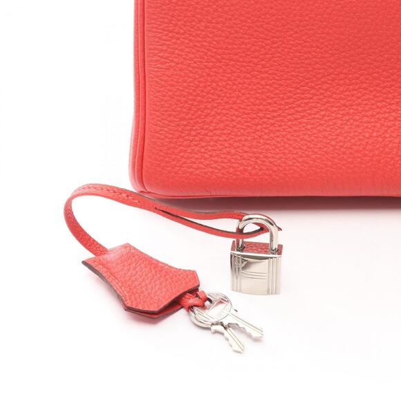 Hermes Hermès Birkin 25 Rouge Pivoine Handbag Togo Women's Red - Picture 6 of 10